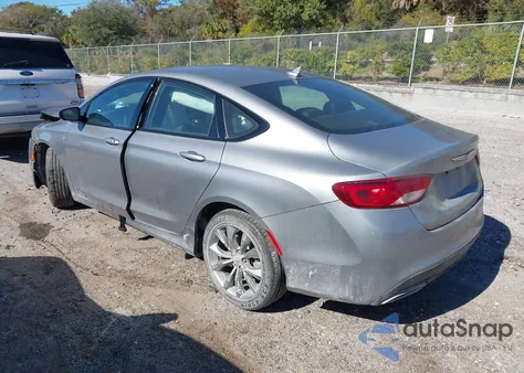 2015 Chrysler 200 S z USA, uszkodzony, nr VIN 1C3CCCBG3FN730923